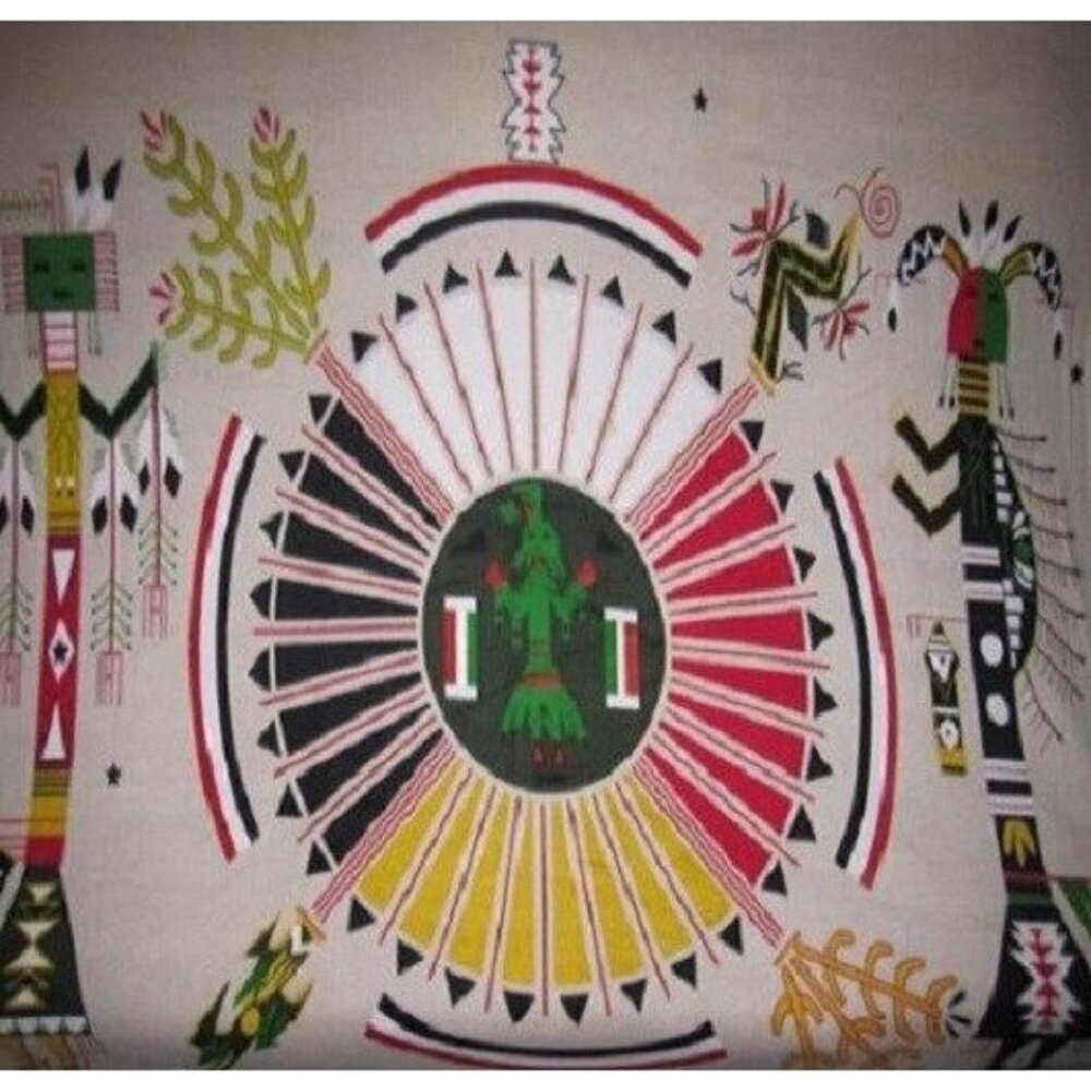 New Native Style Kachina Soft Fleece Gift Throw Blanket 2 Characters Warm Light
